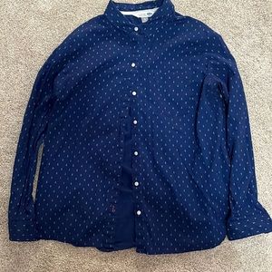 Old navy, classic shirt, button down, size XL, anchor pattern